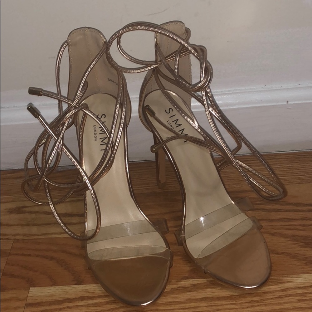 Rose gold heels